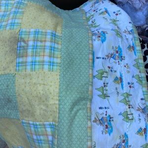 Quilt with Peter rabbit